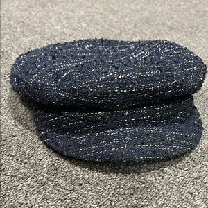 Anthropologie Textured Navy Women’s Hat
